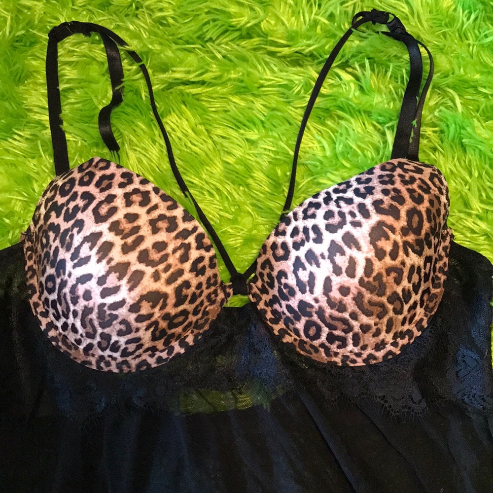 Lingerie Cheetah Top/Slip